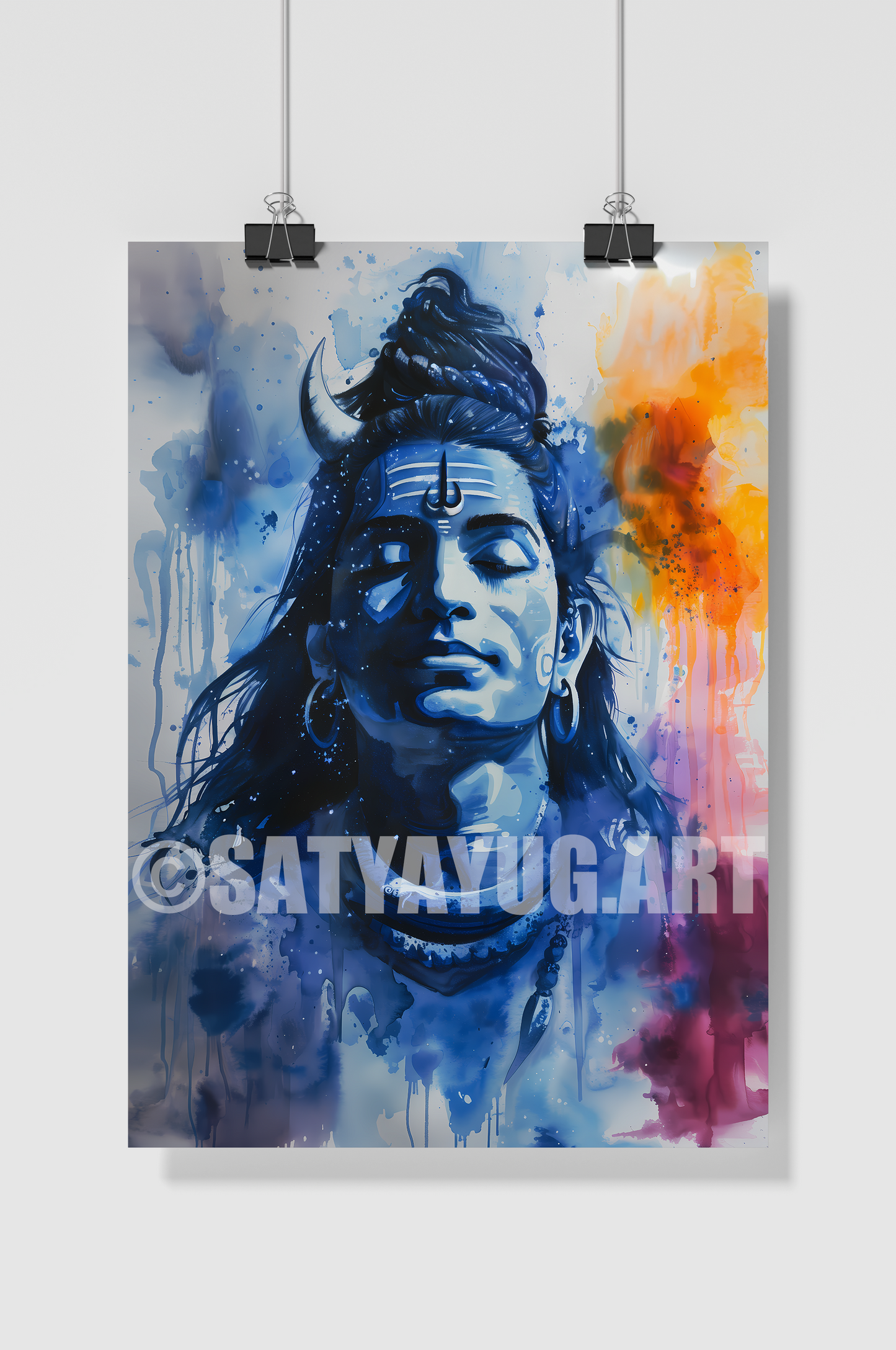 The Smiling Shiva Poster | Portrait - 1 x 1.5 ft (Glossy)