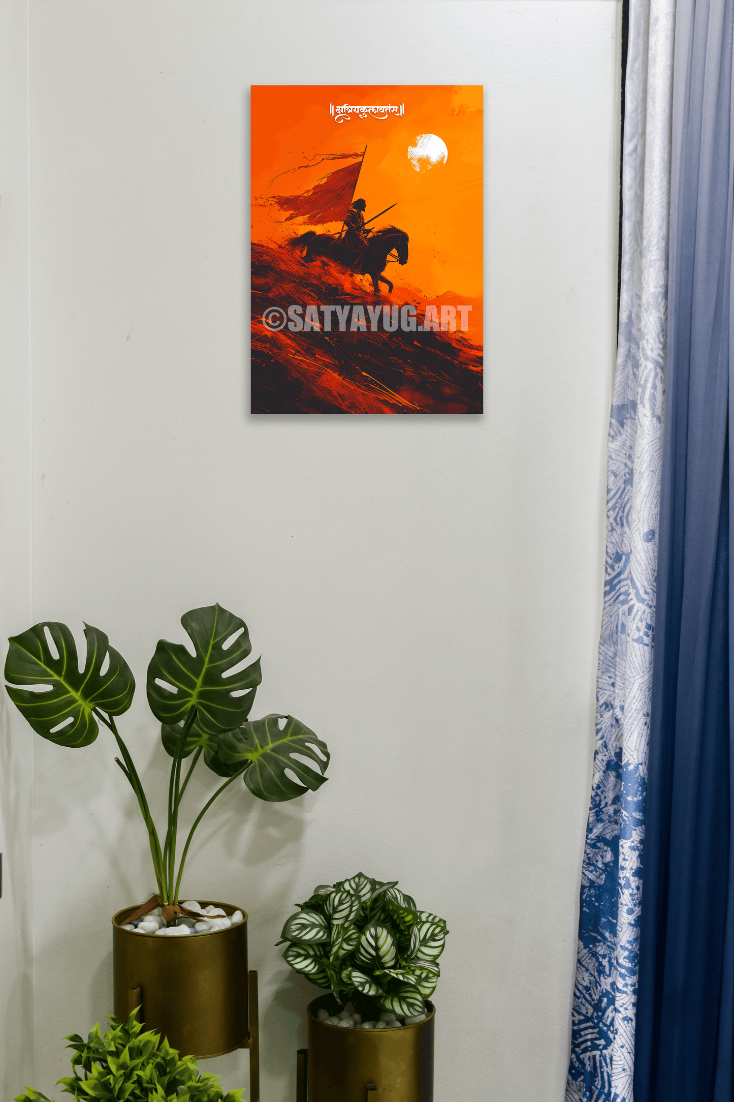 🛡️ The Maratha Pride Poster | 'क्षत्रियकुलावतंस छत्रपती शिवाजी महाराज' | Portrait - 1 x 1.5 ft (Glossy)