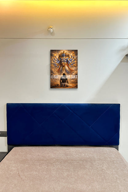 The Bhakt Arjun Poster | 'त्वमेव शरणं मम' | Vishnu Prarthana Form - 1 x 1.5 ft (Glossy)