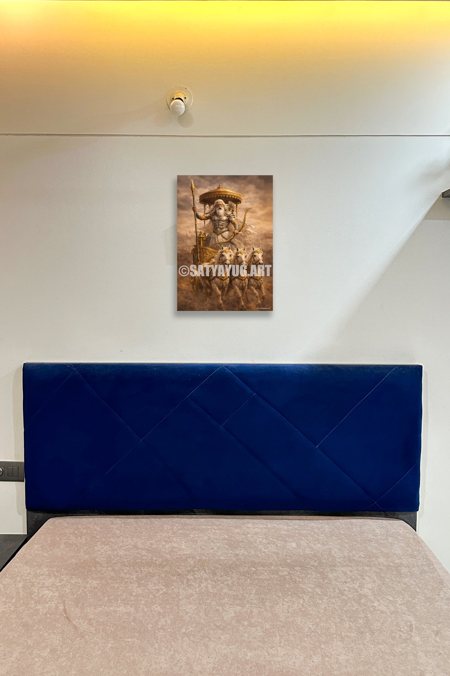 The Pitamah Bhishma Poster | 'अचल प्रतिज्ञा, अटल धर्म' | Rath Yoddha Form - 1 x 1.5 ft (Glossy)