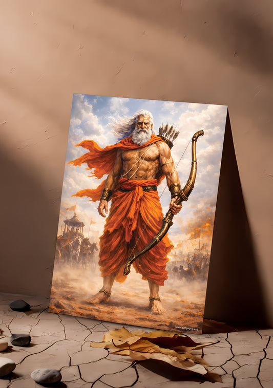 The Acharya Drona Poster | 'विद्या ही मेरा शस्त्र है' | Battle Form - 1 x 1.5 ft (Glossy)