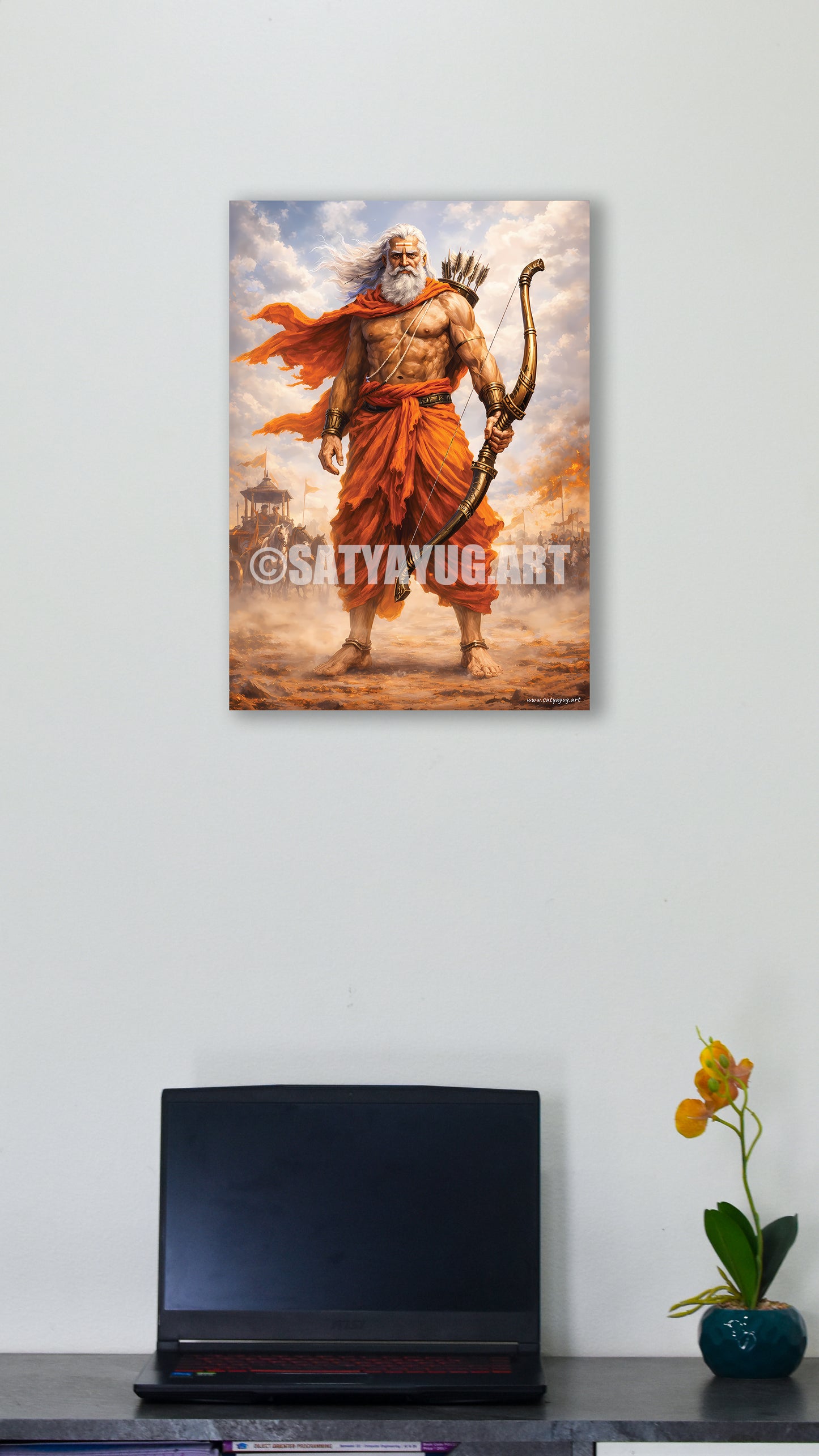 The Acharya Drona Poster | 'विद्या ही मेरा शस्त्र है' | Battle Form - 1 x 1.5 ft (Glossy)